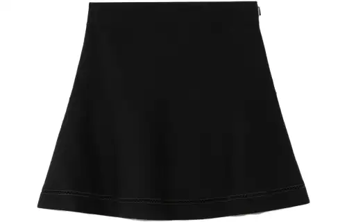 Burberry zip-fastening high-waist skirt
