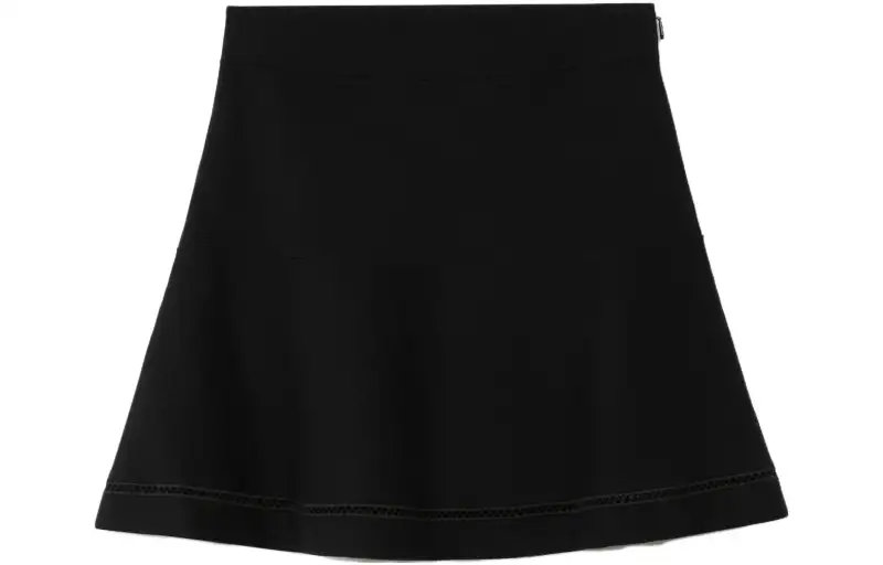 Burberry zip-fastening high-waist skirt