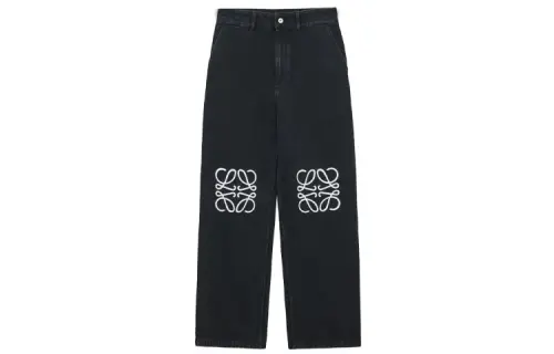 LOEWE Anagram Baggy Jeans 'Black'