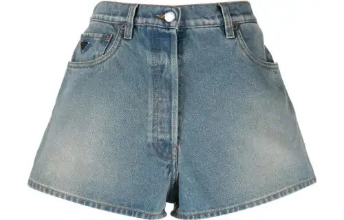 PRADA Denim Shorts Women's Blue