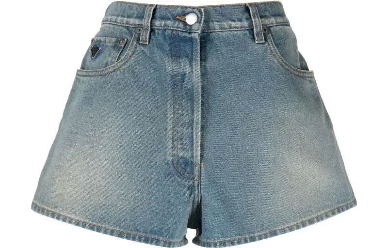 PRADA Denim Shorts Women's Blue