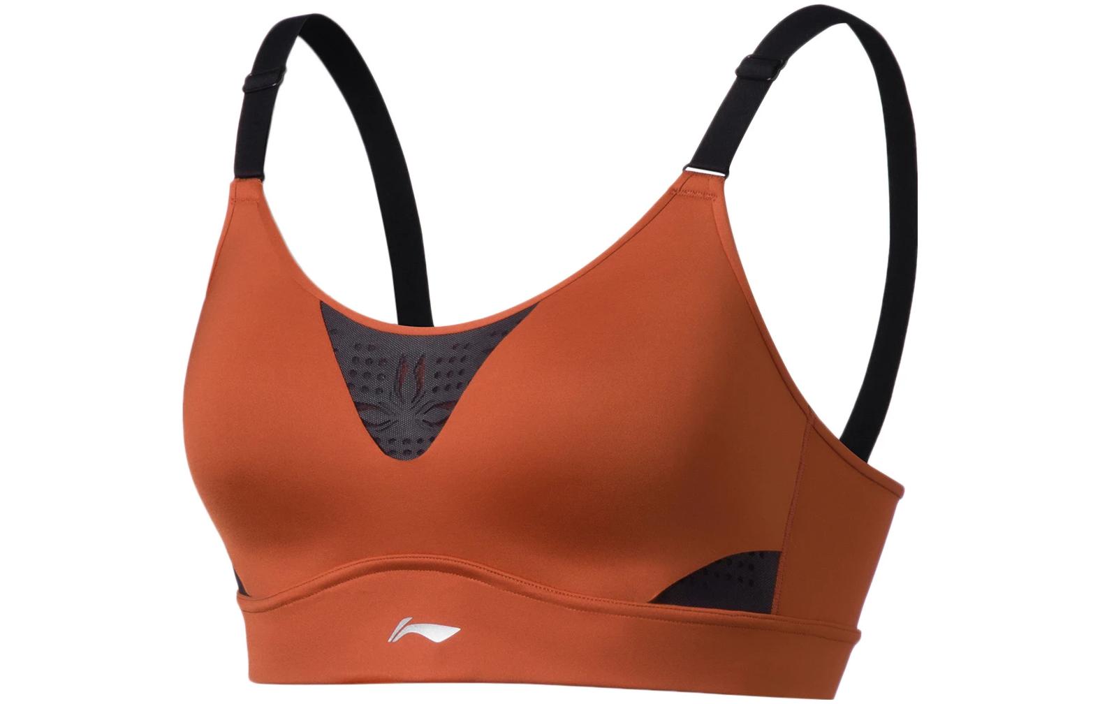 Li Ning Fitness Series Sports Underwear Women’s Rusty Brick Brown Moderate