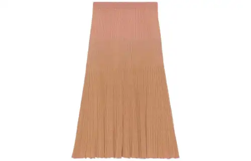 GUCCI Fw22 Tanabata Series Casual Long Skirts Women's Pink Moderate Mid Length A Line Skirt