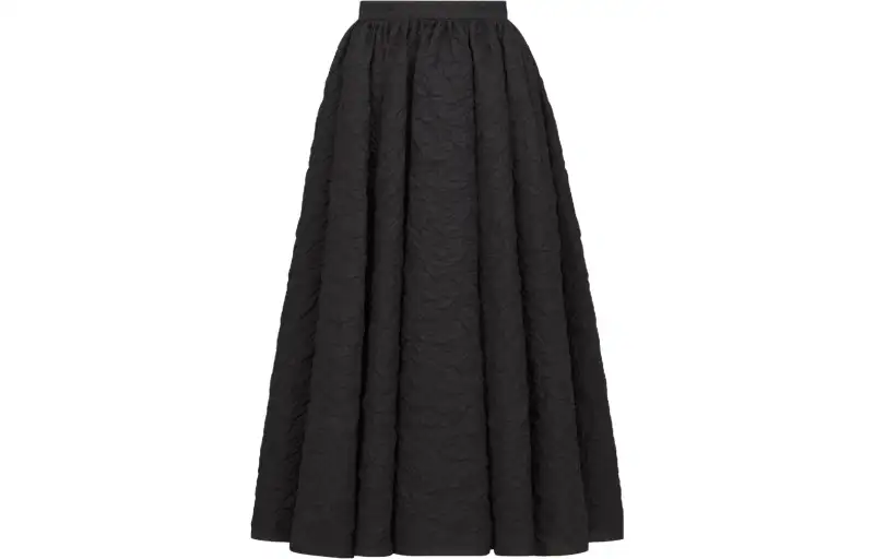 DIOR FW23 Casual Long Skirt Women's Black