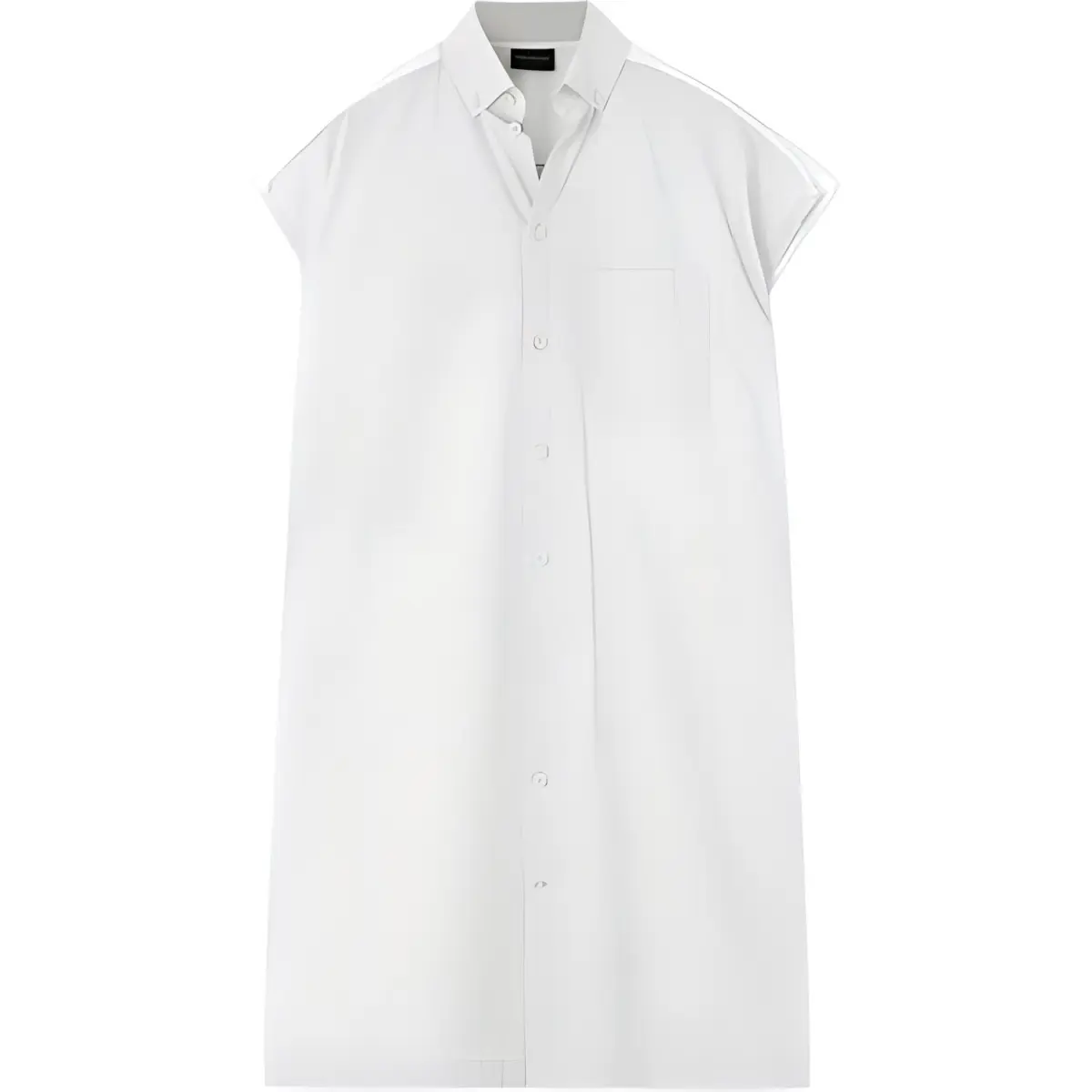 Balenciaga Sleeveless Dress, Loose Fit Women's White