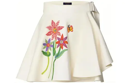 LOUIS VUITTON x Yayoi Kusama SS23 Casual Short Skirts Women's White