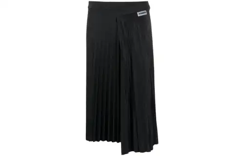 Vetements Pleated Midi Skirt
