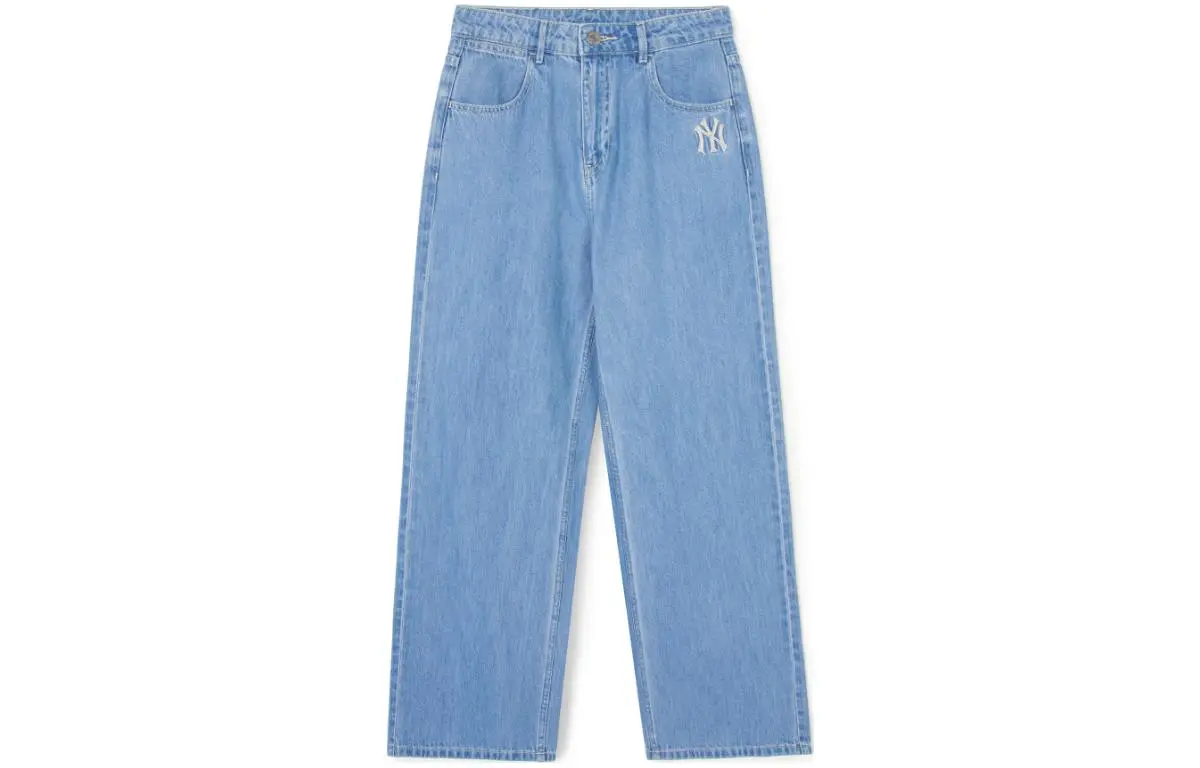 MLB New York Yankees SS24 Jeans Women's Light Blue