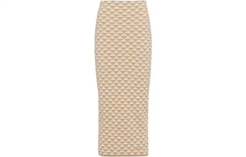 PRADA Casual Long Skirts Women's Beige Ivory Moderate Long Other