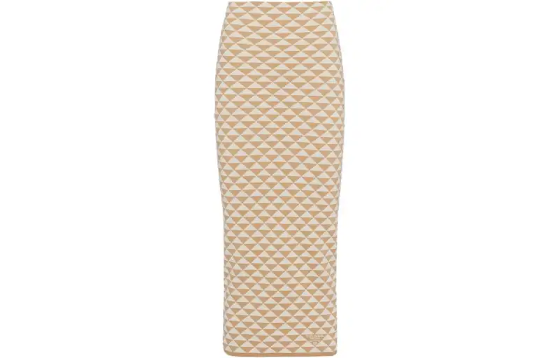 PRADA Casual Long Skirts Women's Beige Ivory Moderate Long Other