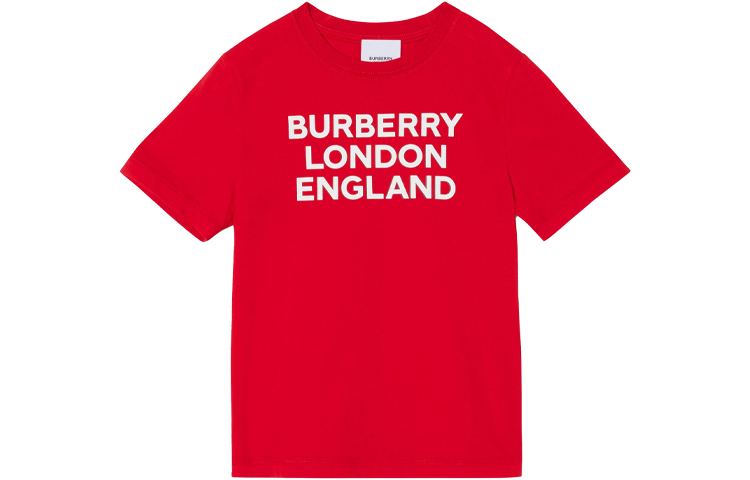Детская футболка Burberry (красная)