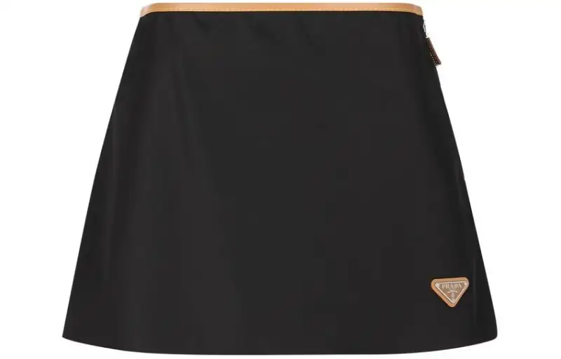 PRADA Casual Short Skirts Women's Black