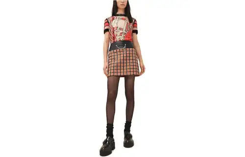 HERMES Casual Short Skirts Women's Multicolor