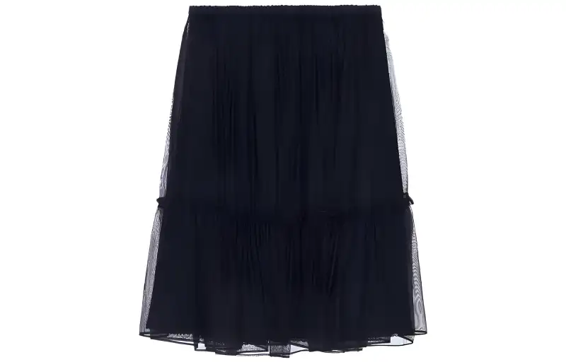 GUCCI Casual Long Skirt Women's Black