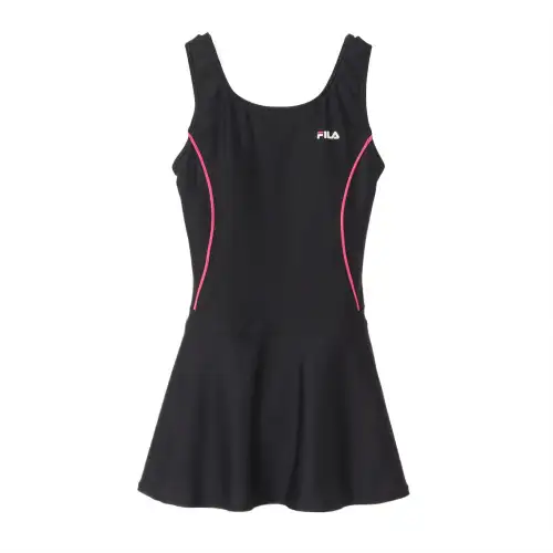 FILA Sleeveless Dress Women's Black Pink