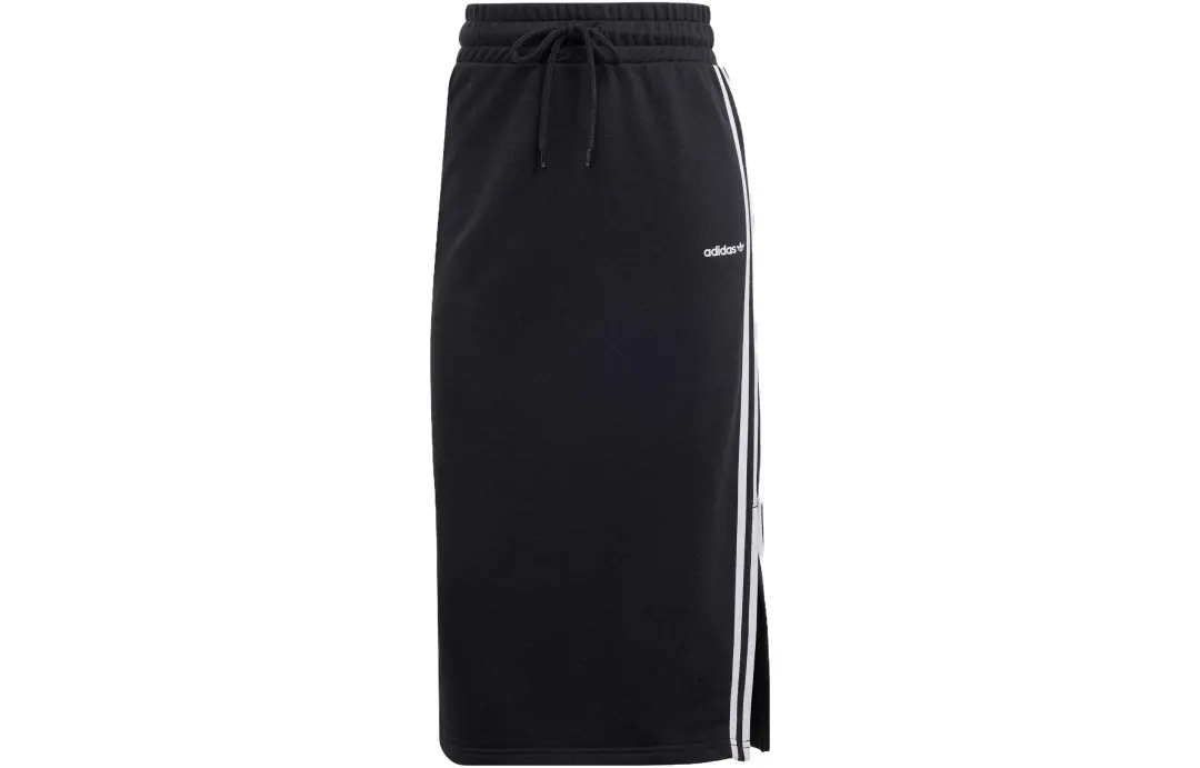 adidas originals Women's Lifestyle 3-Stripes Skirt Black
