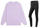 Li Ning Fitness Sets Women's Crew Neck Moderate