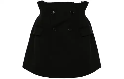 Vetements Button Detailed Mini Skirt