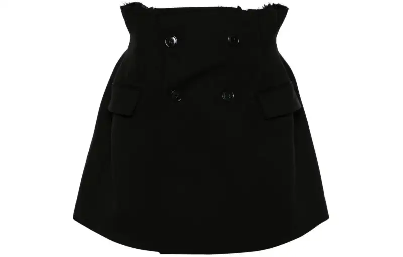 Vetements Button Detailed Mini Skirt