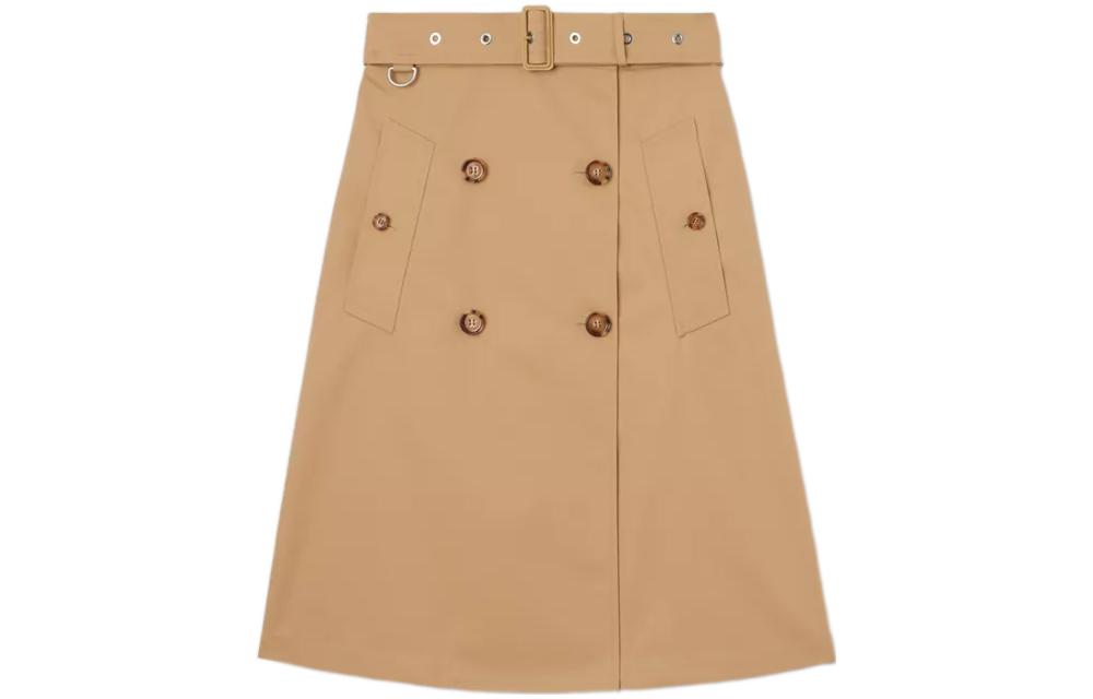 Женская юбка Burberry (хаки)