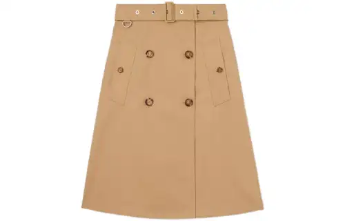 Burberry Cotton Gabardine Trench Coat