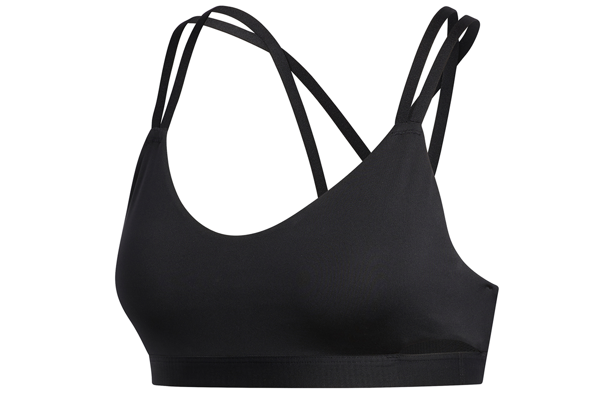 Adidas Sleeveless Sports Shirts Women’s Black Asymmetrical Shoulder