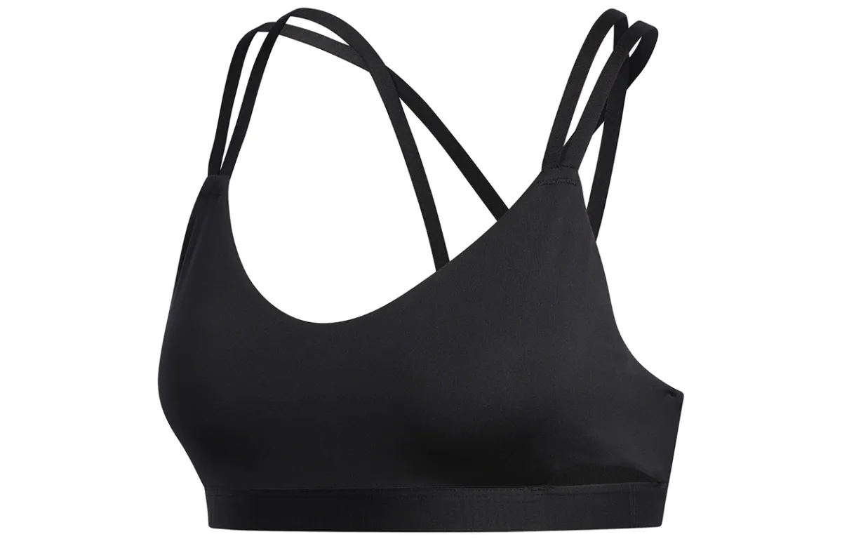 Adidas Sleeveless Sports Shirts Women's Black Asymmetrical Shoulder