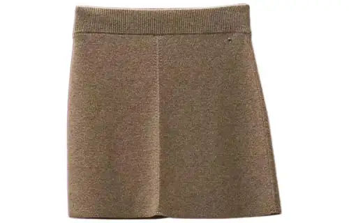 HERMES Casual Short Skirts Women's Tundra Green