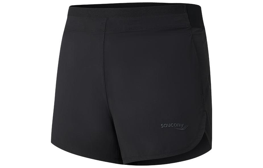 Saucony Sports Shorts Women’s Jet Black Moderate A Line