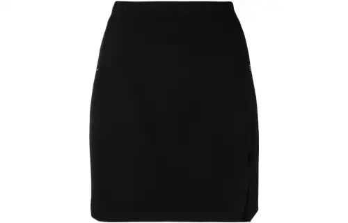 OFF-WHITE Logo Printed Tailored Mini Skirt