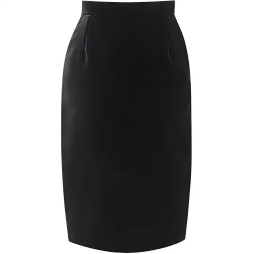 SAINT LAURENT Velvet Mini Pencil Skirt