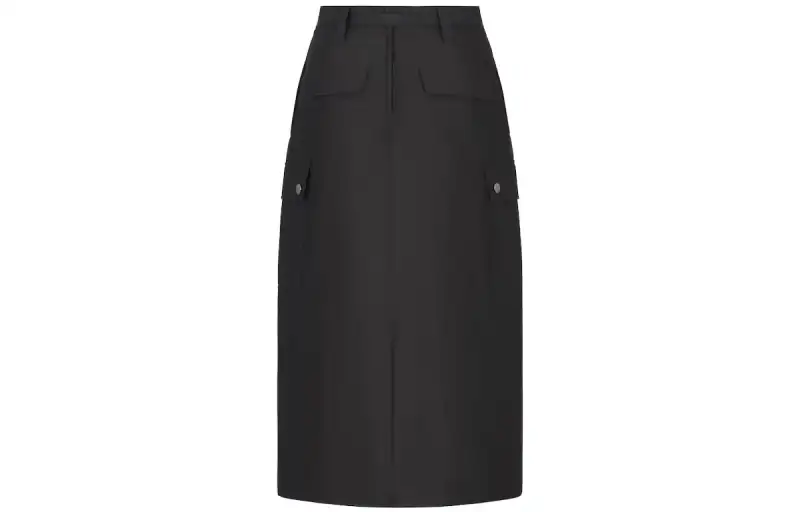 DIOR Casual Long Skirts Women's Black Moderate Mid Length Other