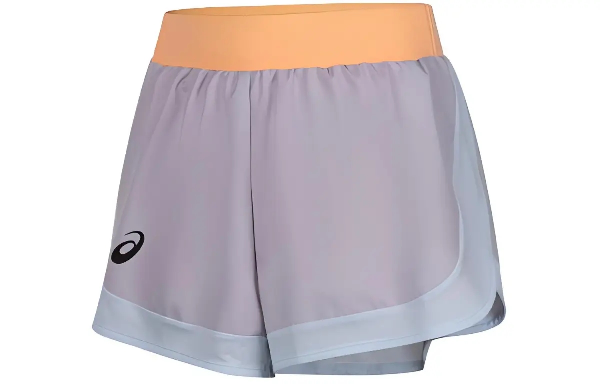 ASICS Sports Shorts Women's Light Purple/Saffron