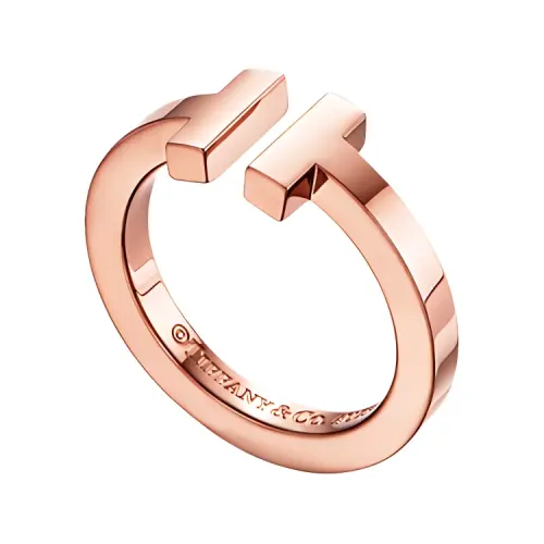 TIFFANY & CO. 18K Rose Gold Rings Unisex