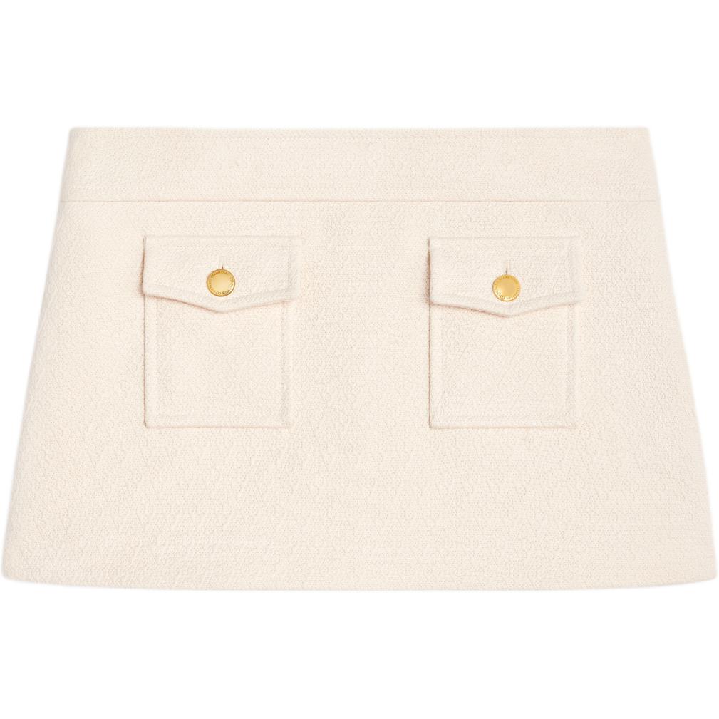 CELINE Button Detailed Mini Skirt