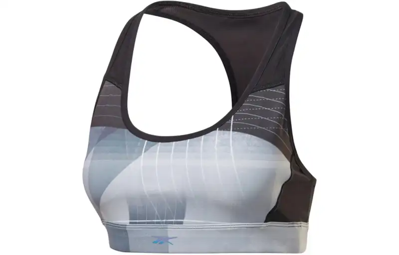 Reebok Osr Lux Racer Bra Aop Sports Underwear Women's Black