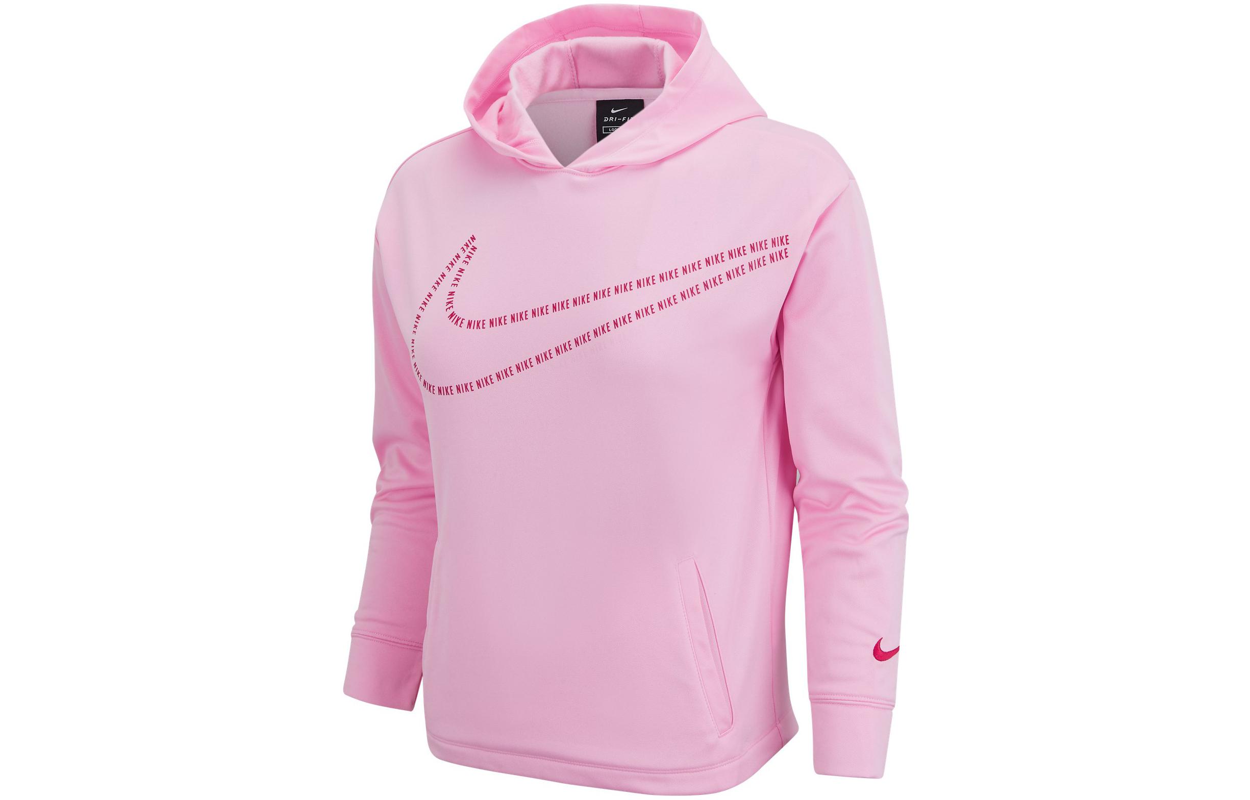 Женское худи Nike Logo (розовое)