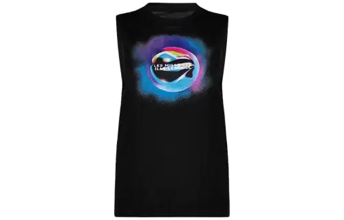 Reebok Sleeveless Sports Shirts Women's Black Other