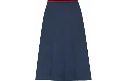GUCCI Web Waistband Poplin Skirt