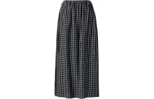 UNIQLO SS24 Casual Long Skirt Women's Black