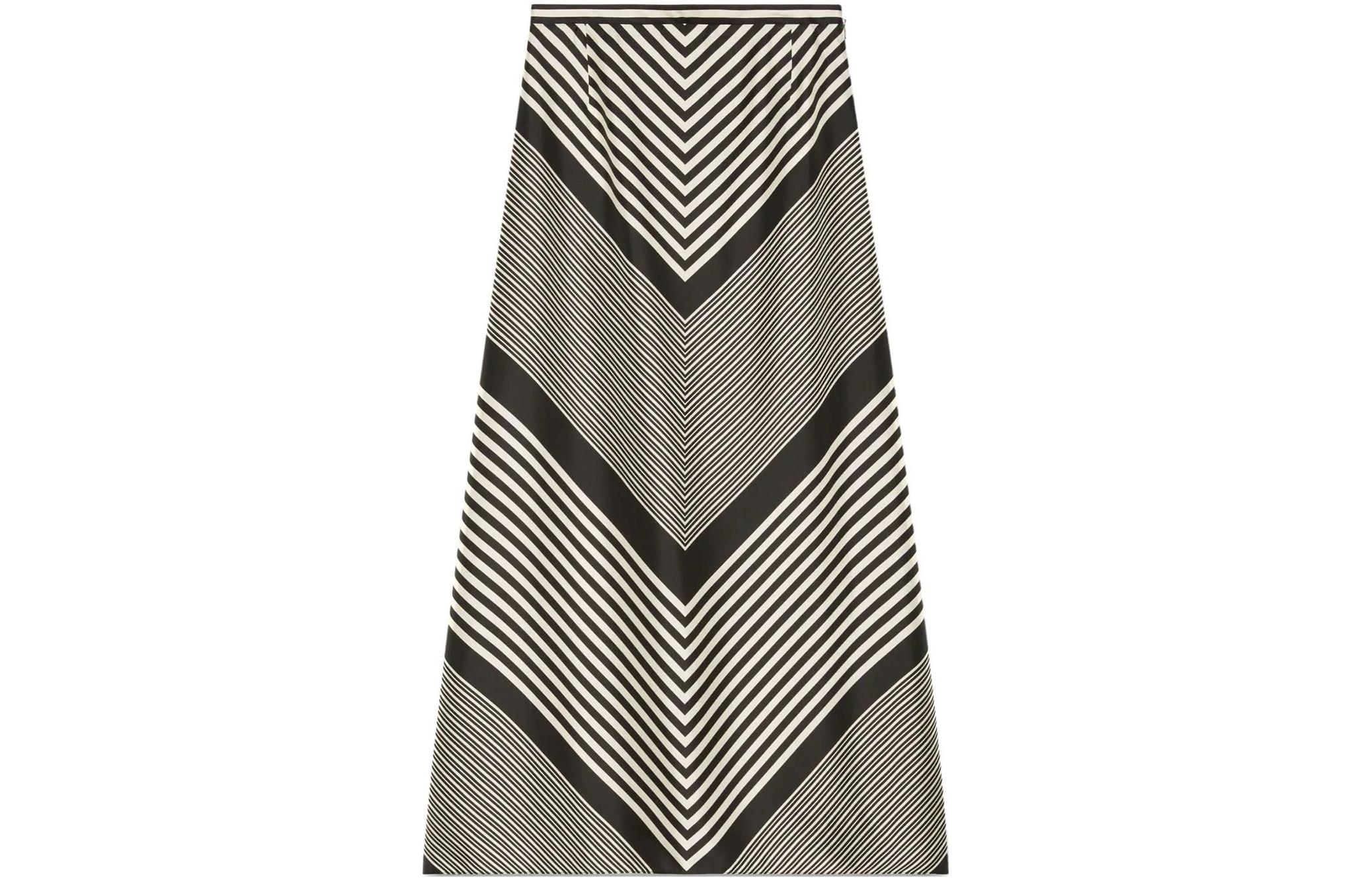 Женская юбка Gucci Striped A-Line Skirt (разноцветная)