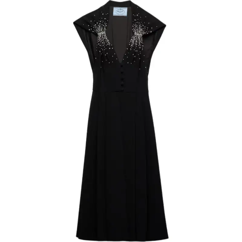 PRADA Sleeveless Dress Women's Black