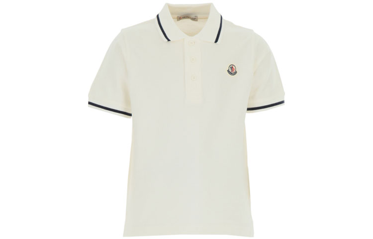 Мужская футболка Polo Moncler (белая)