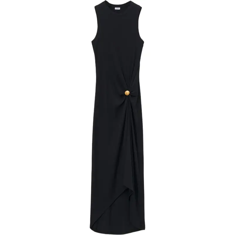 Loewe asymmetric-hem dress