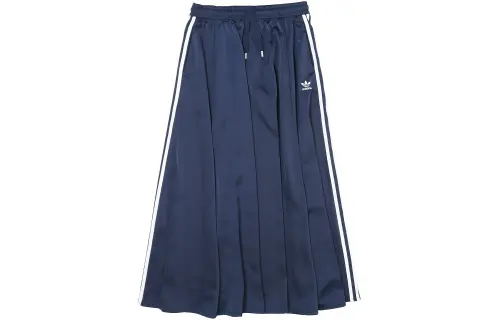 Adidas Originals Casual Long Skirt Japan Version Women's Navy