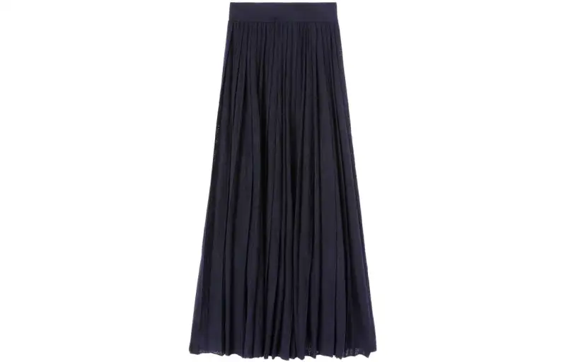 Loro Piana Casual Long Skirt Women's Black