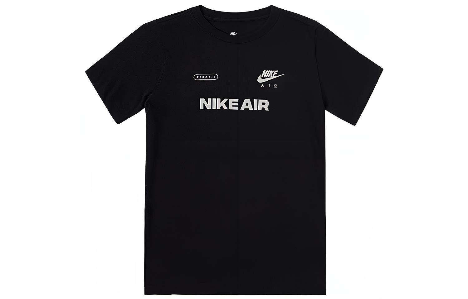 Мужская футболка Nike с принтом (черная)