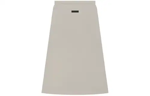 Fear Of God Essentials Casual Long Skirts Women's Smoke Gray Mid Length A Line Skirt