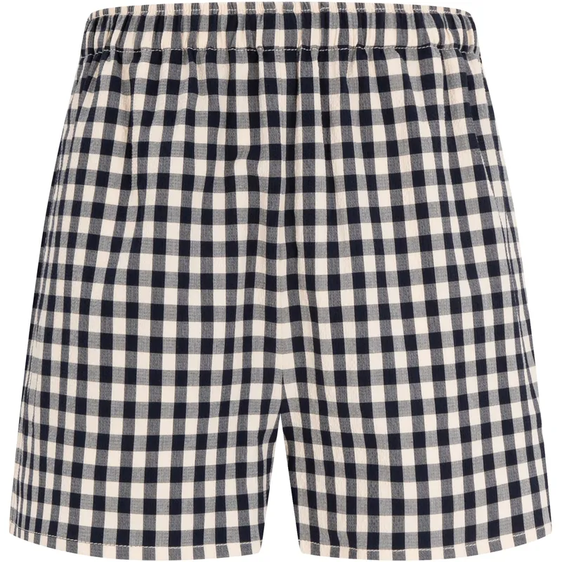 Tommy Hilfiger Casual Shorts Women's Black White Plaid 0MS
