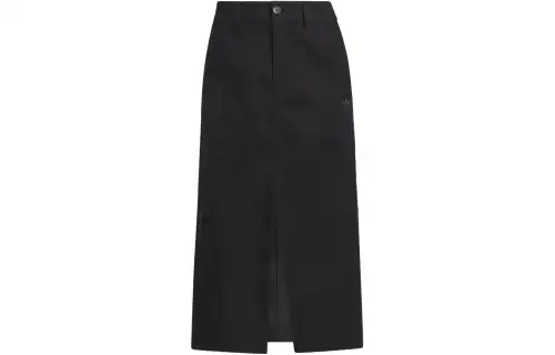 Adidas Originals SS24 V Day Skirt Casual Long Skirt Women's Black